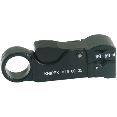 Knipex 64953 Strumento regolabile per spellare coassiale - Strumento per spellare coassiale Knipex 64953 Strumento regolabile per spellare coassiale - Strumento per spellare coassiale