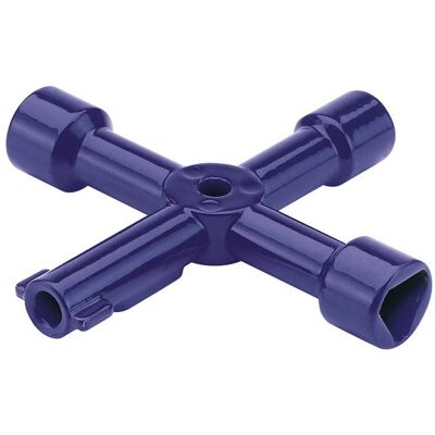 Draper - 65393 chiave di utilità di servizio a 4 vie - Utility Key Draper - 65393 chiave di utilità di servizio a 4 vie - Utility Key