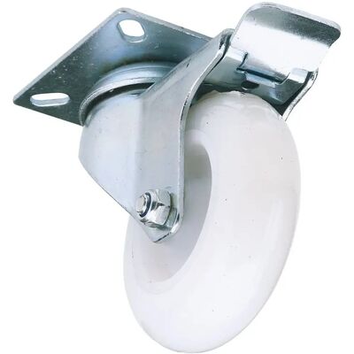 Rueda de nailon con freno Draper 65499 - 75mm - Capacidad 70kg - Rueda Rueda de nailon con freno Draper 65499 - 75mm - Capacidad 70kg - Rueda