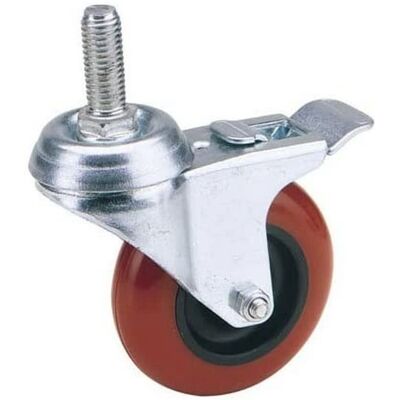 Draper Draper 65521 Polyurethane Wheel - 100mm - Brake - S.W.L. 125kg Draper Draper 65521 Polyurethane Wheel - 100mm - Brake - S.W.L. 125kg