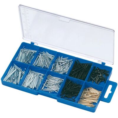 Draper 69042 Ensemble de 485 Pièces de Clous et Piques - Set de Clous et Piques Draper 69042 Ensemble de 485 Pièces de Clous et Piques - Set de Clous et Piques