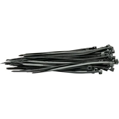 Draper Tools 70389 Cable Ties - Cable Ties, 2.5 x 100mm, Black (Pack of 100) Draper Tools 70389 Cable Ties - Cable Ties, 2.5 x 100mm, Black (Pack of 100)
