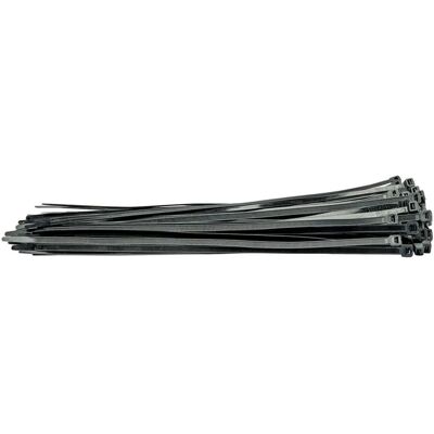 Bridas de cable Draper, 7.6 x 400 mm, Negro (Pack de 100) Bridas de cable Draper, 7.6 x 400 mm, Negro (Pack de 100)