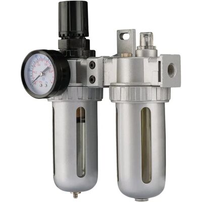 Draper 70824 - Filtro/Regulador/Lubricador de aluminio - Control de aire Draper 70824 - Filtro/Regulador/Lubricador de aluminio - Control de aire