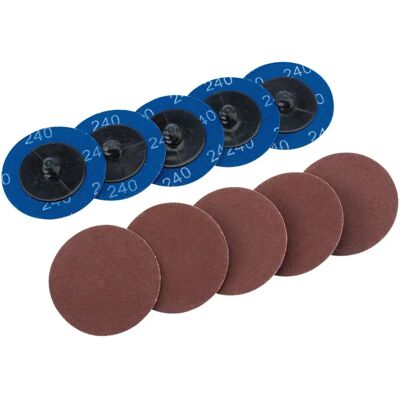 Draper Tools 75613 sander accessory - 50mm 240 Grit Aluminium Oxide Discs Draper Tools 75613 sander accessory - 50mm 240 Grit Aluminium Oxide Discs