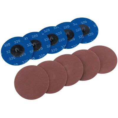 Draper Tools 75620 Accesorio de lijado - 75mm, 320 Grano - Pack de 10 Draper Tools 75620 Accesorio de lijado - 75mm, 320 Grano - Pack de 10