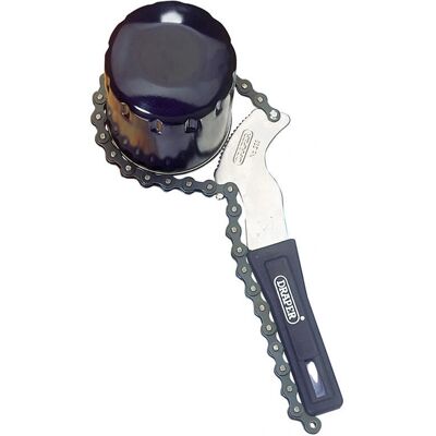 Draper 77584 Oliefilter Kettingmoersleutel - 100mm Capaciteit Draper 77584 Oliefilter Kettingmoersleutel - 100mm Capaciteit