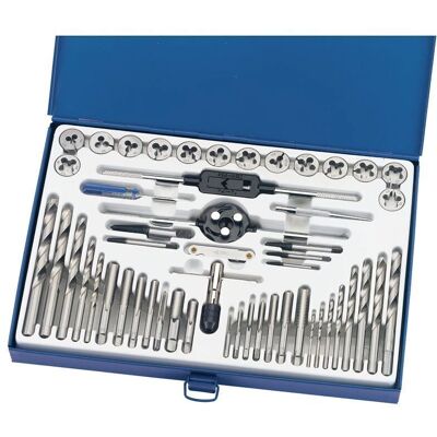 Ensemble de tarauds et matrices Draper 52 pièces - Outils de métallurgie - Publicité Ensemble de tarauds et matrices Draper 52 pièces - Outils de métallurgie - Publicité