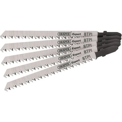 Set de hojas para sierra de calar Draper DT301CD 115mm - Juego de 5 piezas Set de hojas para sierra de calar Draper DT301CD 115mm - Juego de 5 piezas