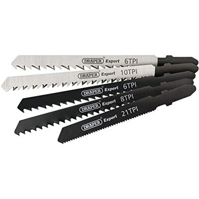 Draper Expert 81734 Ensemble de Lames de Scie Sauteuse Assorties - Ensemble de Lames de Scie Draper Expert 81734 Ensemble de Lames de Scie Sauteuse Assorties - Ensemble de Lames de Scie