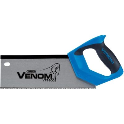 Draper Venom Doppelt Geschliffene Zugsäge - 300mm, Blau, 12PPI Draper Venom Doppelt Geschliffene Zugsäge - 300mm, Blau, 12PPI