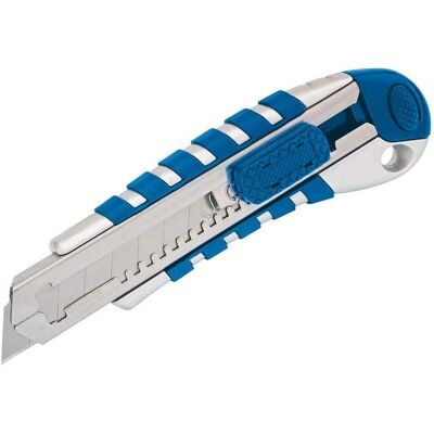 Draper 18mm Soft Grip Retractable Knife mit Sieben Segmentklinge - Messer Draper 18mm Soft Grip Retractable Knife mit Sieben Segmentklinge - Messer