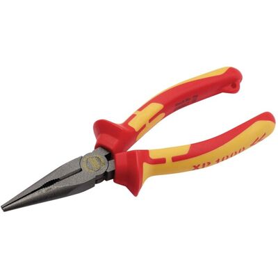 Draper Tools Draper XP1000 VDE Long Nose Pliers - 160mm, Tethered - Pliers Draper Tools Draper XP1000 VDE Long Nose Pliers - 160mm, Tethered - Pliers