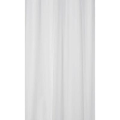 Croydex White Polyester Shower Curtain - 1.8 M x 2 M - Shower Curtain Croydex White Polyester Shower Curtain - 1.8 M x 2 M - Shower Curtain