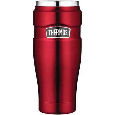 Thermos King Gobelet de Voyage Acier Inoxydable Rouge 470ml - Gobelet de Voyage - Publicité Thermos King Gobelet de Voyage Acier Inoxydable Rouge 470ml - Gobelet de Voyage - Publicité