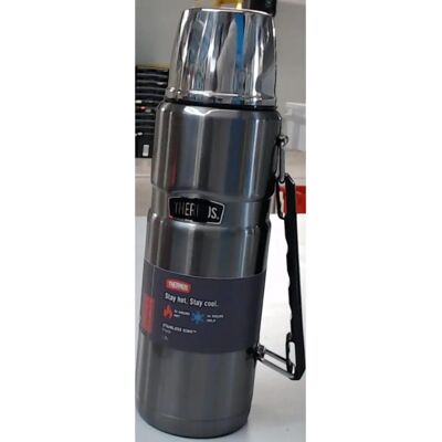 Thermos Stainless Steel King Flask with Handle 1.2L - Thermos Flask Thermos Stainless Steel King Flask with Handle 1.2L - Thermos Flask