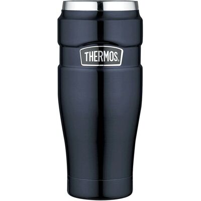 Tasse THERMOS KING Isolée sous vide - Bleu marine - 0,47L - Chaud/Froid - Publicité Tasse THERMOS KING Isolée sous vide - Bleu marine - 0,47L - Chaud/Froid - Publicité