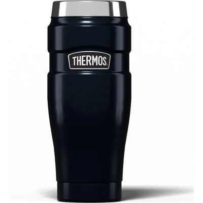 Thermos Edelstahl Reisetasse - Isoliertes Trinkgefäß - 0,47L Thermos Edelstahl Reisetasse - Isoliertes Trinkgefäß - 0,47L