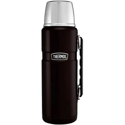 Thermos King Flaske 1200 ml Sort Rustfrit Stål - Thermos Thermos King Flaske 1200 ml Sort Rustfrit Stål - Thermos