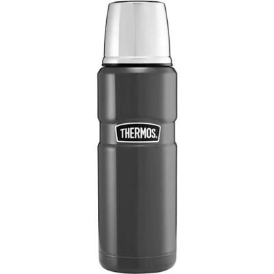 Termos Stainless King Láhev 0,47 l - Metalická šedá - Cestovní termoska Termos Stainless King Láhev 0,47 l - Metalická šedá - Cestovní termoska