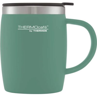 Thermos ThermoCafe Soft Touch Desk Mug - Duck Egg Thermos ThermoCafe Soft Touch Desk Mug - Duck Egg