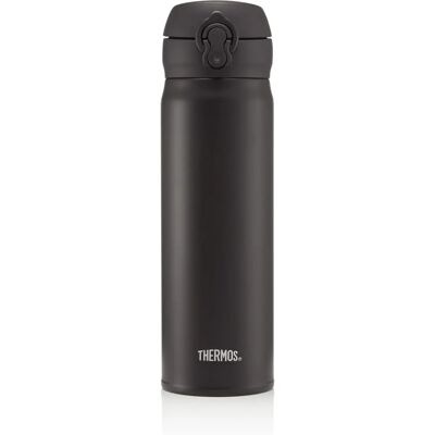 Thermos Super Light Direct Drink Flask - Flask, Stainless Steel, Matt Black, 470 ml Thermos Super Light Direct Drink Flask - Flask, Stainless Steel, Matt Black, 470 ml