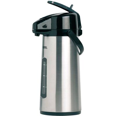 Thermos 2,2L - Edelstahl mit Dispenser & Stopper Thermos 2,2L - Edelstahl mit Dispenser & Stopper