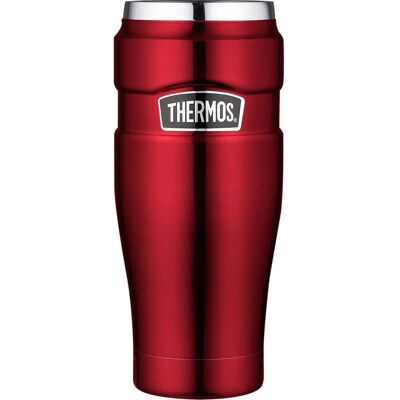 Thermos Stainless King Mug de Voyage - Acier inoxydable à double paroi, 0.47 L Thermos Stainless King Mug de Voyage - Acier inoxydable à double paroi, 0.47 L