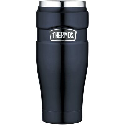 Thermos Edelstahl King Reisebecher - Blau - Reisebecher Thermos Edelstahl King Reisebecher - Blau - Reisebecher