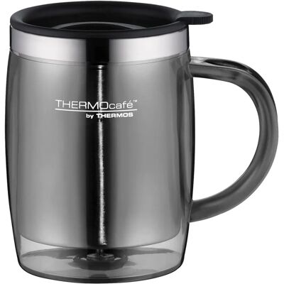 Thermos ThermoCafe Mug de Bureau Touch Doux - 450ml, Gris Thermos ThermoCafe Mug de Bureau Touch Doux - 450ml, Gris