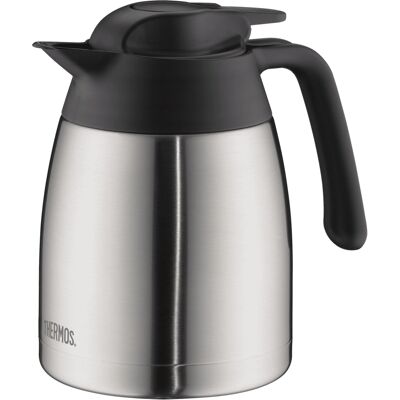 Thermos Thv Vakuumflasche - 1L, Edelstahl, Schwarz Thermos Thv Vakuumflasche - 1L, Edelstahl, Schwarz