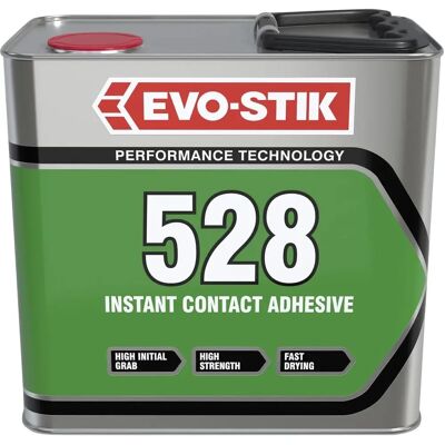Evo-Stik 528 Instant Contact Adhesive - 2.5L Evo-Stik 528 Instant Contact Adhesive - 2.5L