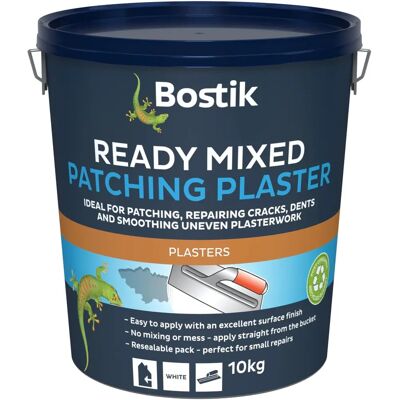 Bostik Ready Mixed Patching Plaster - Repair Cracks 10kg Bostik Ready Mixed Patching Plaster - Repair Cracks 10kg