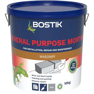 Bostik Bostik Cementone General Purpose Mortar - Grey 10kg Bostik Bostik Cementone General Purpose Mortar - Grey 10kg