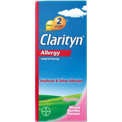 Clarityn Loratadine Syrup - Allergy Relief for Children Clarityn Loratadine Syrup - Allergy Relief for Children