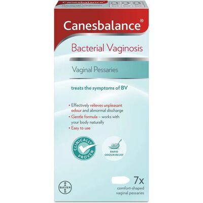 Canesbalance - Bacterial Vaginosis Vaginal Pessaries - 7S - Pessary Canesbalance - Bacterial Vaginosis Vaginal Pessaries - 7S - Pessary