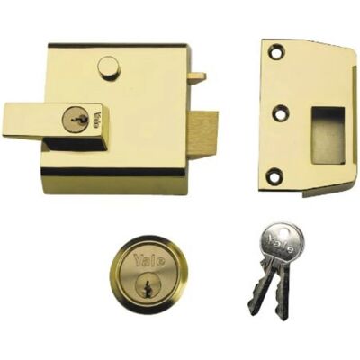 Yale Locks YALP1B P1 Podwójny zamek bezpieczeństwa - Wykończenie Brasslux Yale Locks YALP1B P1 Podwójny zamek bezpieczeństwa - Wykończenie Brasslux