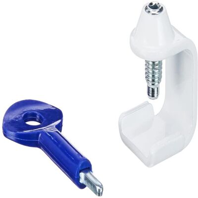 Yale P121 White Metal Window Stay Clamp Yale P121 White Metal Window Stay Clamp
