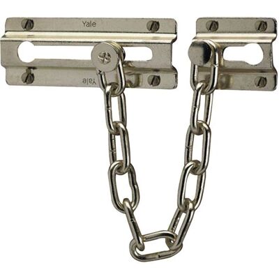 Chaîne de porte Yale P1037 - Accessoire de sécurité - Publicité Chaîne de porte Yale P1037 - Accessoire de sécurité - Publicité