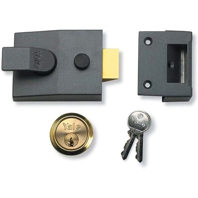 Yale Gris Foncé 88 Modèle Loquet - Nightlatch - Publicité Yale Gris Foncé 88 Modèle Loquet - Nightlatch - Publicité