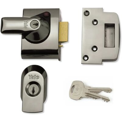Yale BS2 Nightlatch - British Standard Lock - Chrome Yale BS2 Nightlatch - British Standard Lock - Chrome