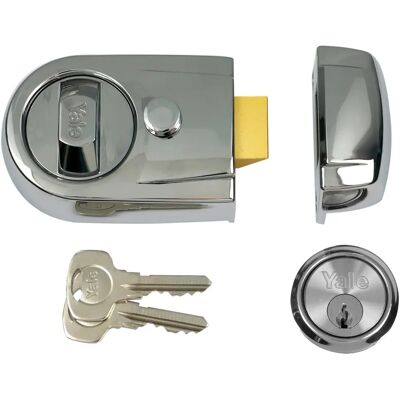Yale Y3 Notturna Cromata Lucida - Nightlatch Yale Y3 Notturna Cromata Lucida - Nightlatch