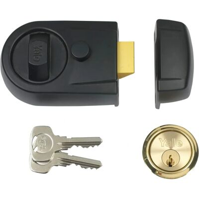 Yale Y3 Chiavistello Notturno Nero - Nightlatch Yale Y3 Chiavistello Notturno Nero - Nightlatch
