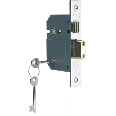 Yale B-BSSL-3.0-CH Britse Standaard 5-Lever Hangslot - Hangslot - Yale Yale B-BSSL-3.0-CH Britse Standaard 5-Lever Hangslot - Hangslot - Yale