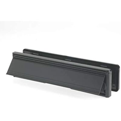 Yale Black Letter Plate 300mm - Letter Plate, Weather Seal, Durable Flaps Yale Black Letter Plate 300mm - Letter Plate, Weather Seal, Durable Flaps