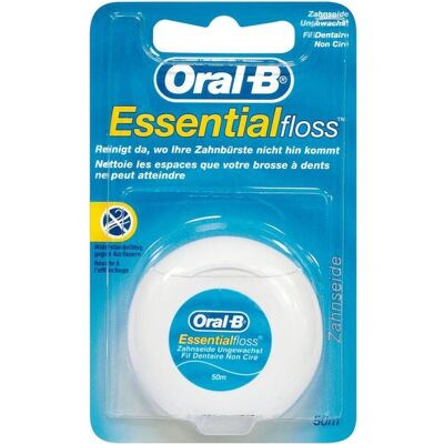 Oral-B Hilo Dental Esencial Sin Cera 50m Oral-B Hilo Dental Esencial Sin Cera 50m