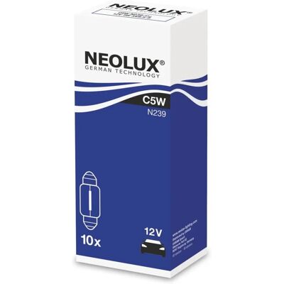 Neolux Modell NLX239 K10SZT - Sekundär Auto Glühbirne 12V 5W Neolux Modell NLX239 K10SZT - Sekundär Auto Glühbirne 12V 5W