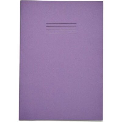 Rhino Oversized A4+ Exercise Book - 40 Pages, Purple Pack 100 Rhino Oversized A4+ Exercise Book - 40 Pages, Purple Pack 100