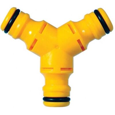 Hozelock 2293 Vattenslangskoppling - Y-Connector, Svart, Gul - 12,5mm Hozelock 2293 Vattenslangskoppling - Y-Connector, Svart, Gul - 12,5mm