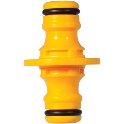 Hozelock 2291 Raccord d'arrosage - Connecteur mâle double - Jaune - Publicité Hozelock 2291 Raccord d'arrosage - Connecteur mâle double - Jaune - Publicité